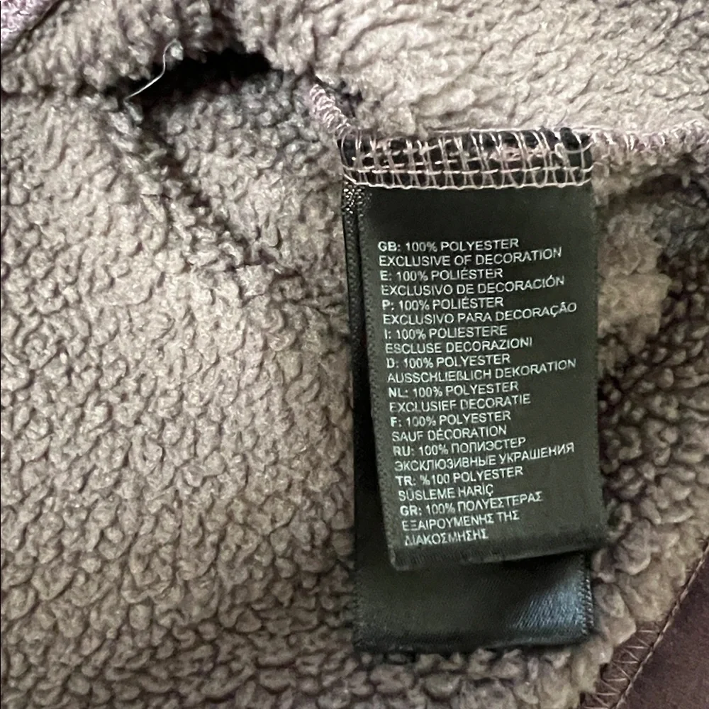 North Face Jacket Womens M Full Zip Long Sleeve Outdoors Purple Fleece Casual - Picture 8 of 9